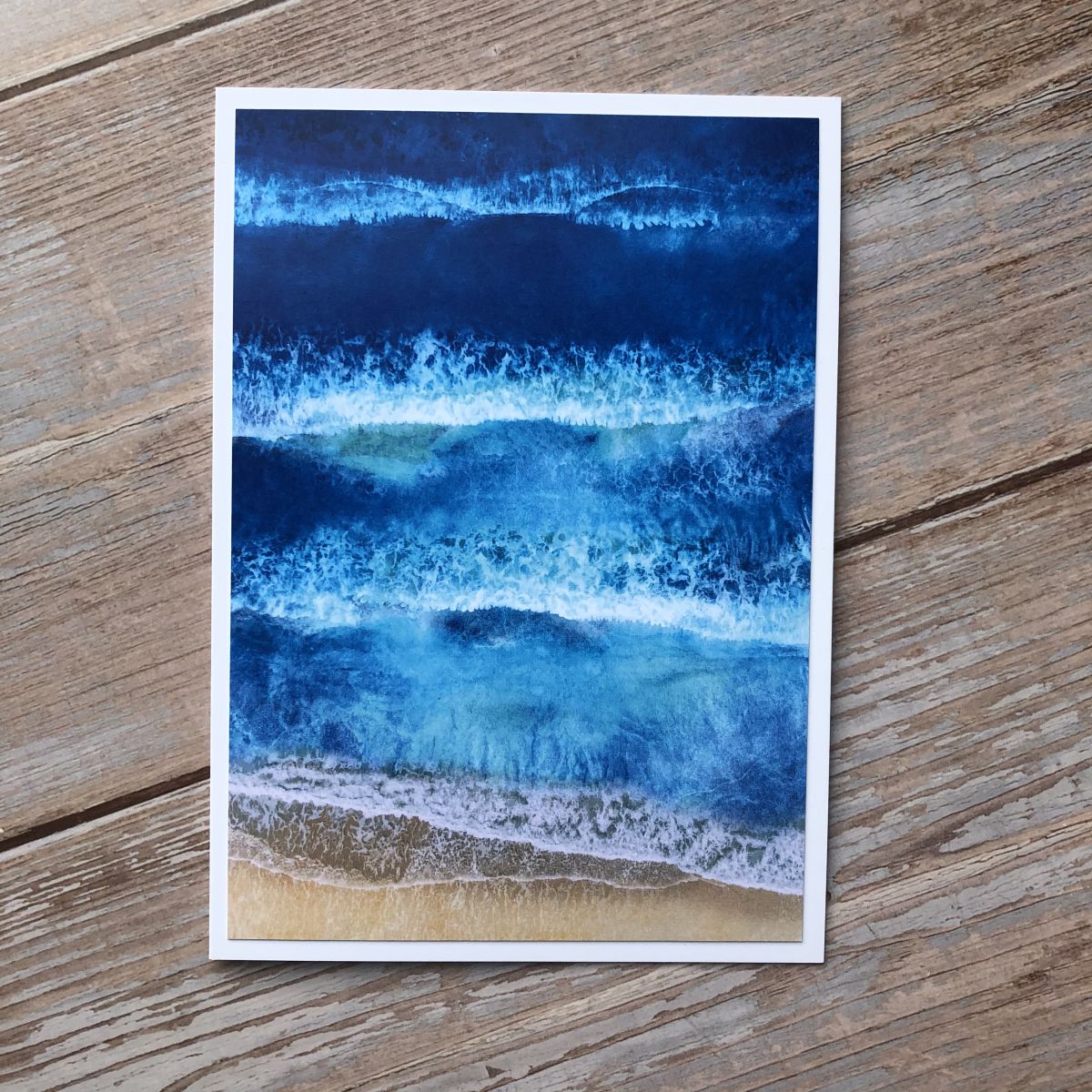 Ocean Waves Greetings Cards