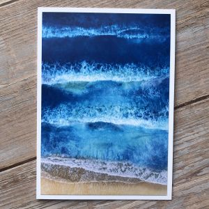 Ocean Waves Greeting Card