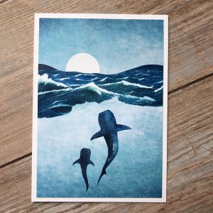 Whale Greetings Card