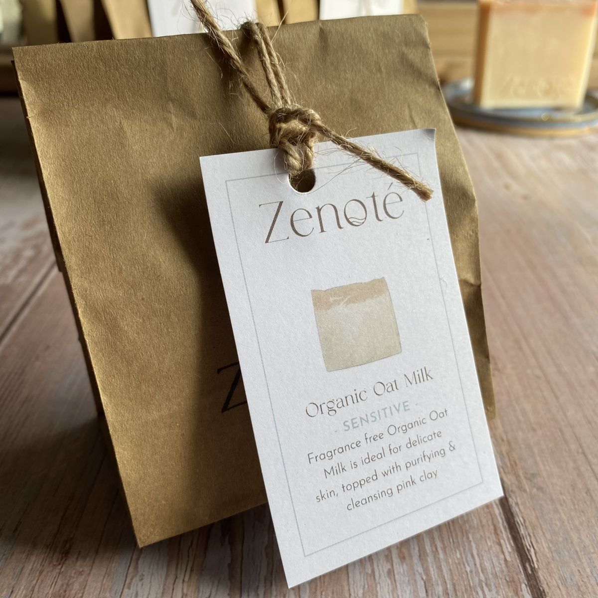 Gift Bag With Organic Oat Milk Soap
