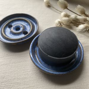 Small Ceramic Soap Dish & Shampoo